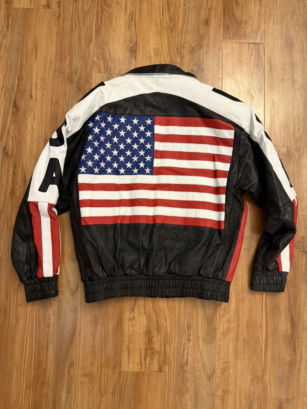 Other Vintage USA Leather Jacket Size US M / EU 48-50 / 2 - 1 Thumbnail
