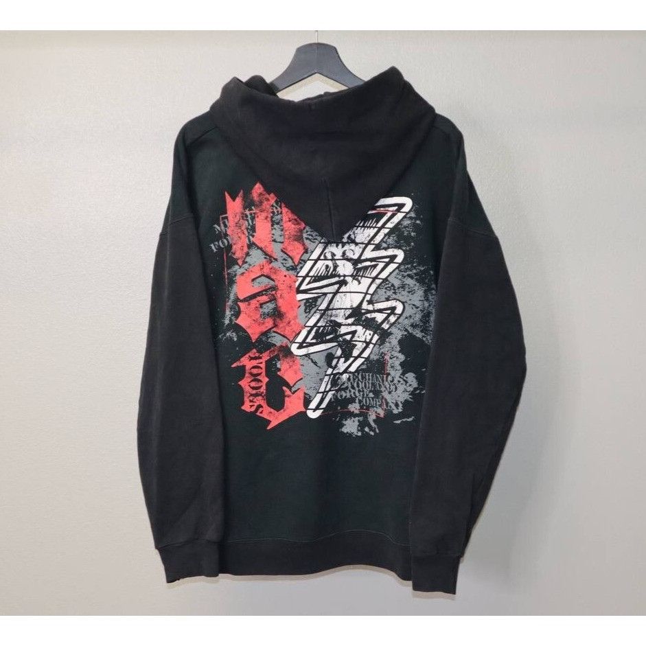 Vintage Vintage Y2K Mac Tools Black Zip Up Hoodie Graphic Lightning Size US L / EU 52-54 / 3 - 5 Thumbnail