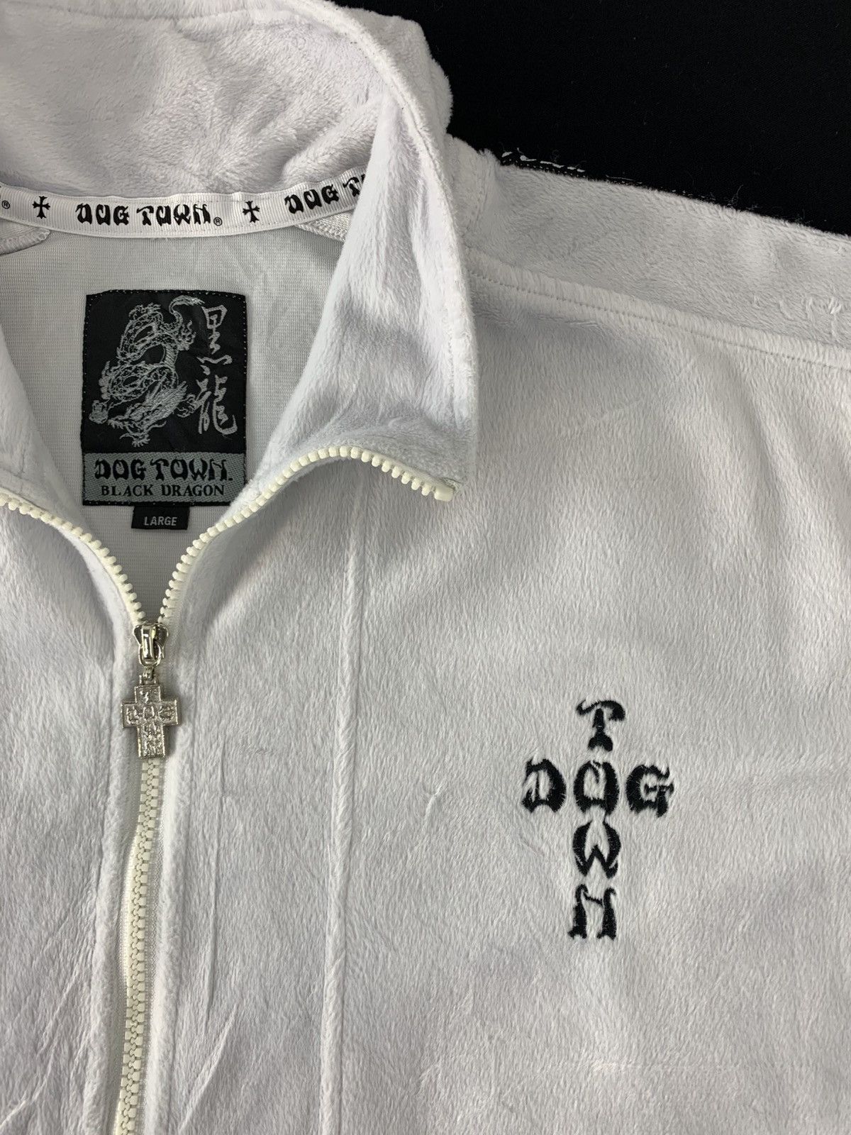 Dogtown Hype Dog Town Black Dragon Fleece Zip Up Embroidery Jacket Size US L / EU 52-54 / 3 - 4 Thumbnail