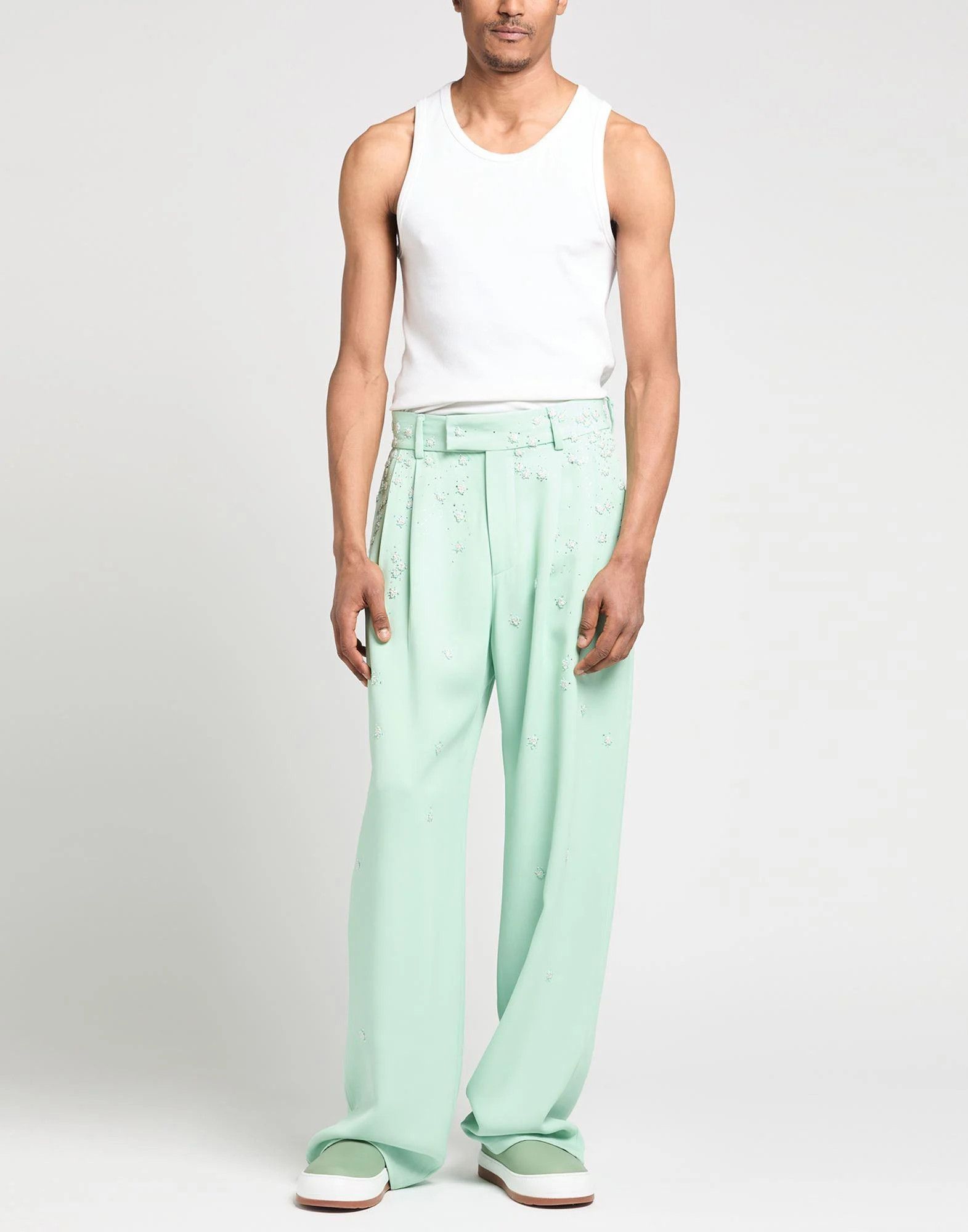 Amiri o1s1wg110525 Trouser in Mint Green Size US 36 / EU 52 - 2 Thumbnail