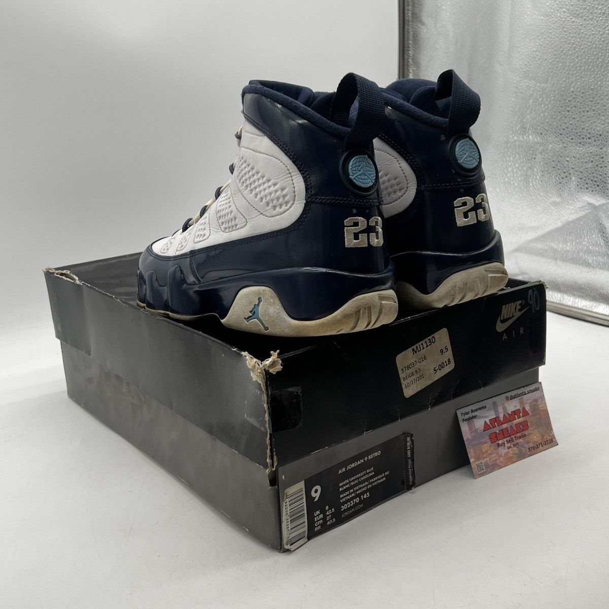 Jordan Brand Air Jordan 9 unc Size US 9 / EU 42 - 4 Thumbnail