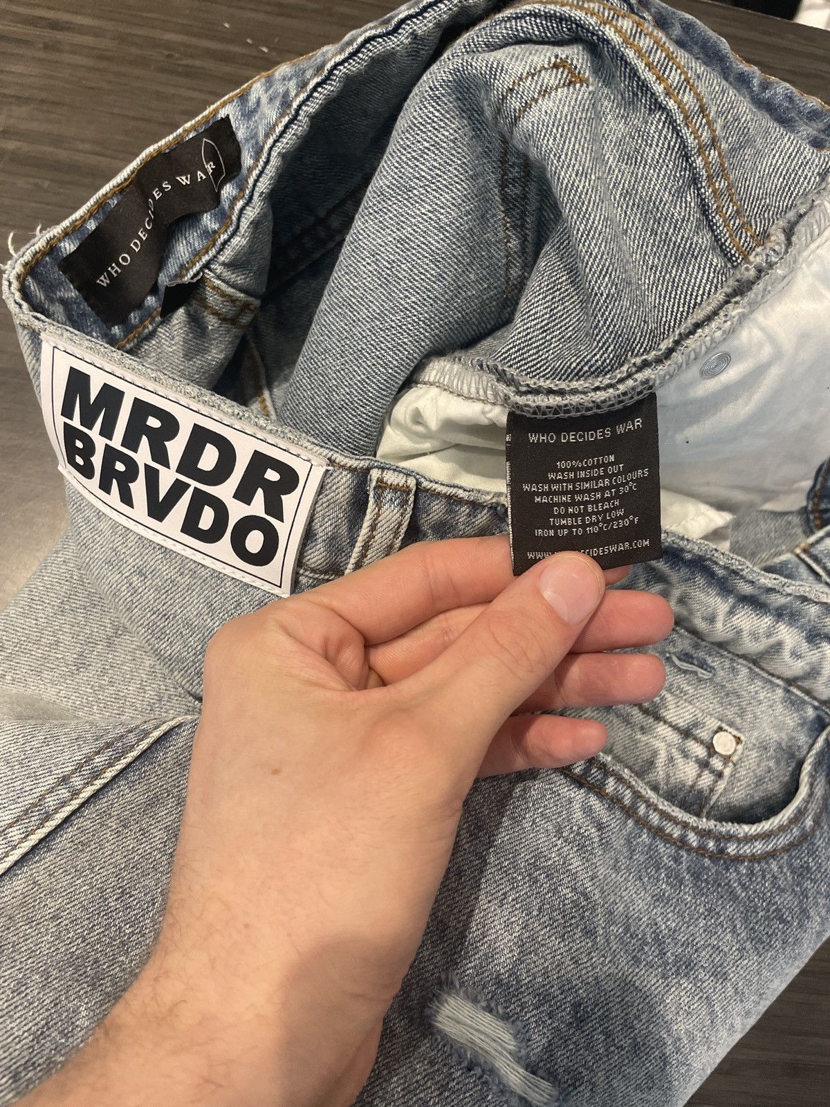 Who Decides War Who Decides War Gnarly Denim Jeans 34 Size US 34 / EU 50 - 4 Thumbnail