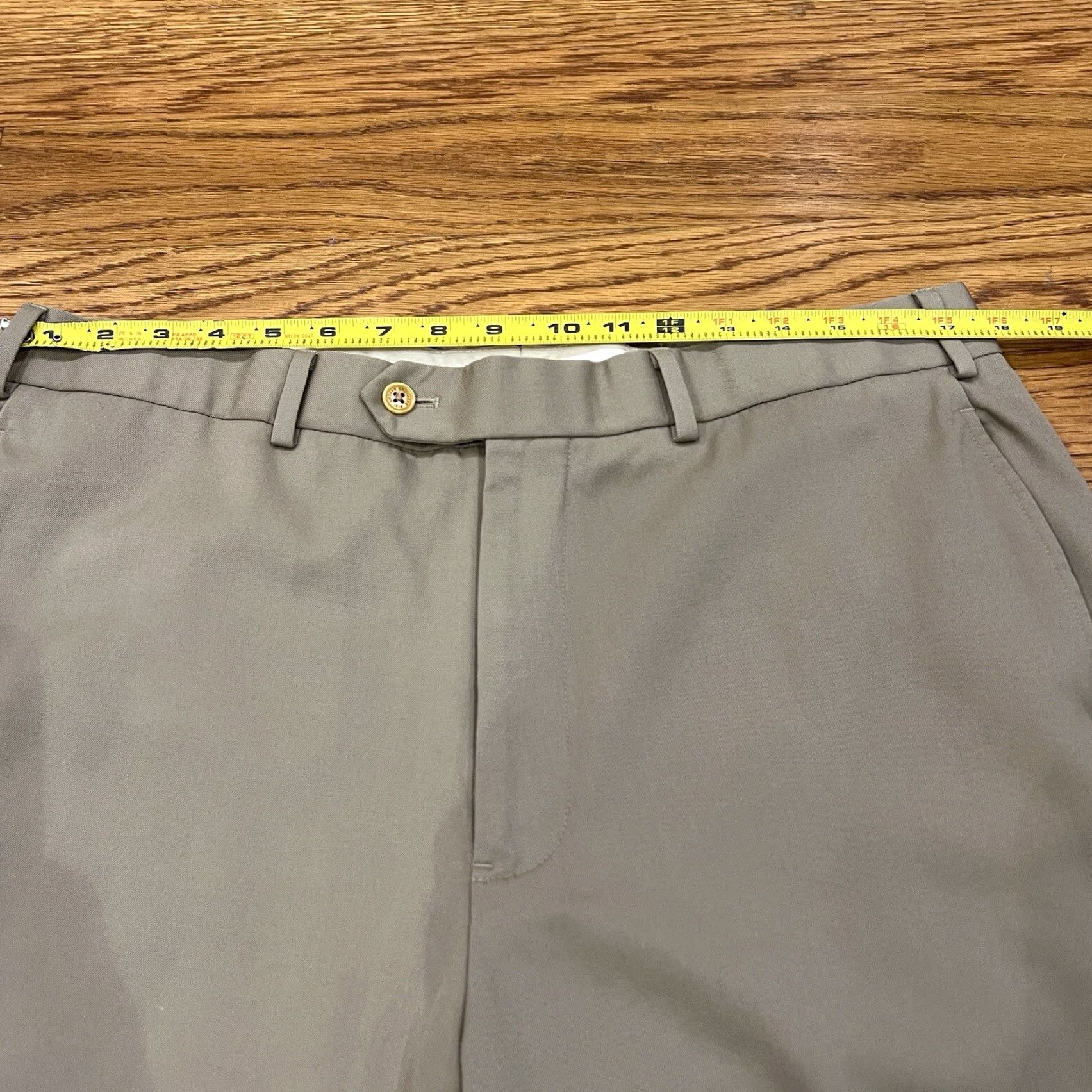 Brooks Brothers Brooks Brothers Mens Dress Pants Madison Fit Size 38 x 31 Wool Brown Formal Business Shoes Size US 38 / EU 54 - 4 Thumbnail