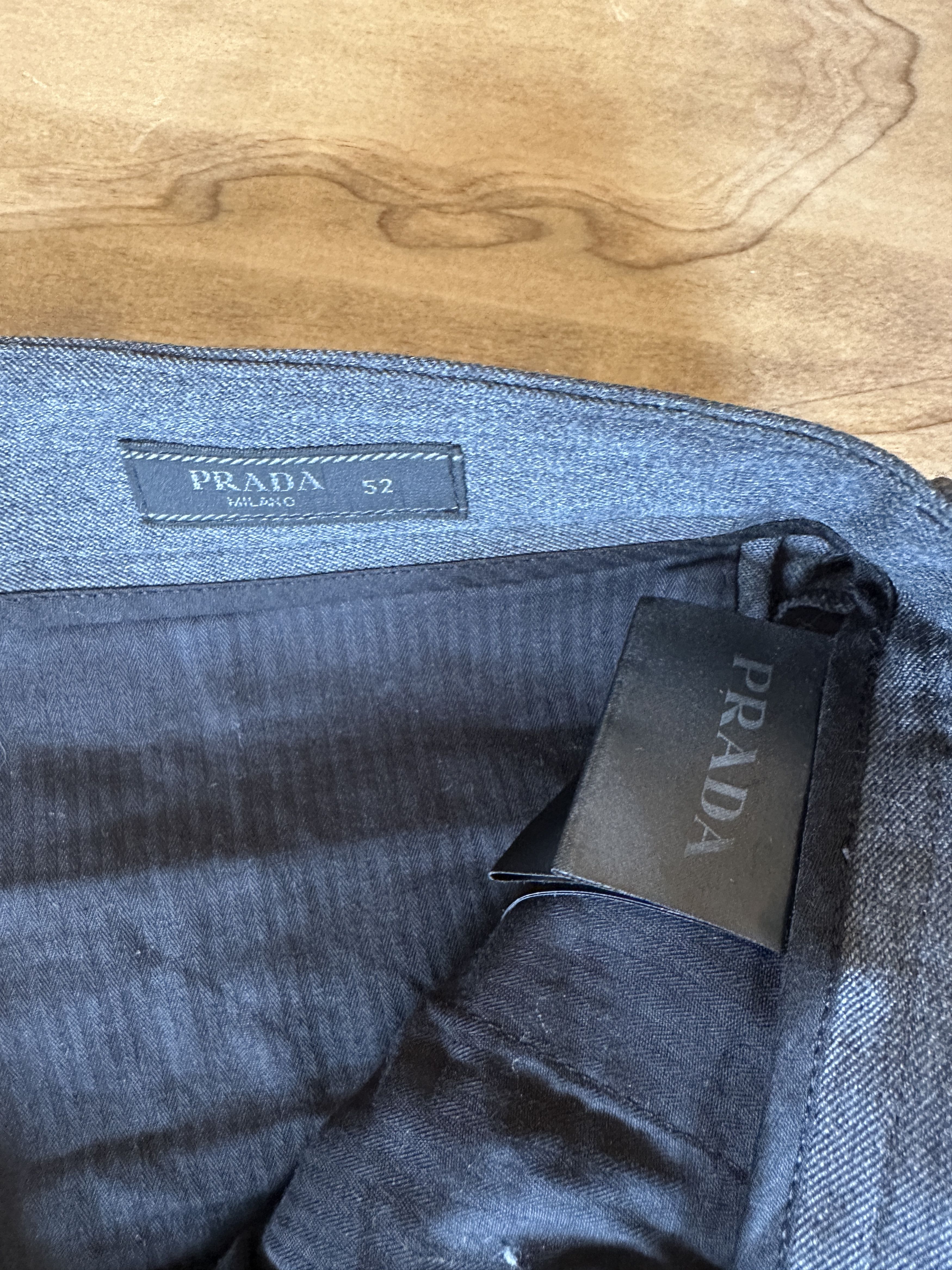 Prada Prada by Raf Simons Wide Leg Wool Trousers Size US 36 / EU 52 - 5 Thumbnail