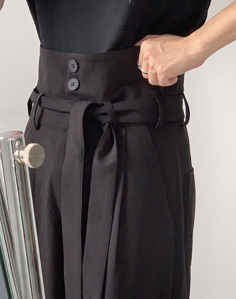 Japanese Brand × Vintage Cleanfit retro folded flap high waisted pleated pants Size US 32 / EU 48 - 4 Thumbnail