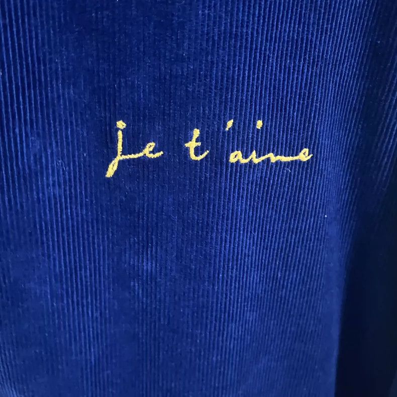 Saint Laurent Paris saint Laurent paris17 FW Blue Corduroy Teddy jacket 2503-N Size US L / EU 52-54 / 3 - 7 Thumbnail