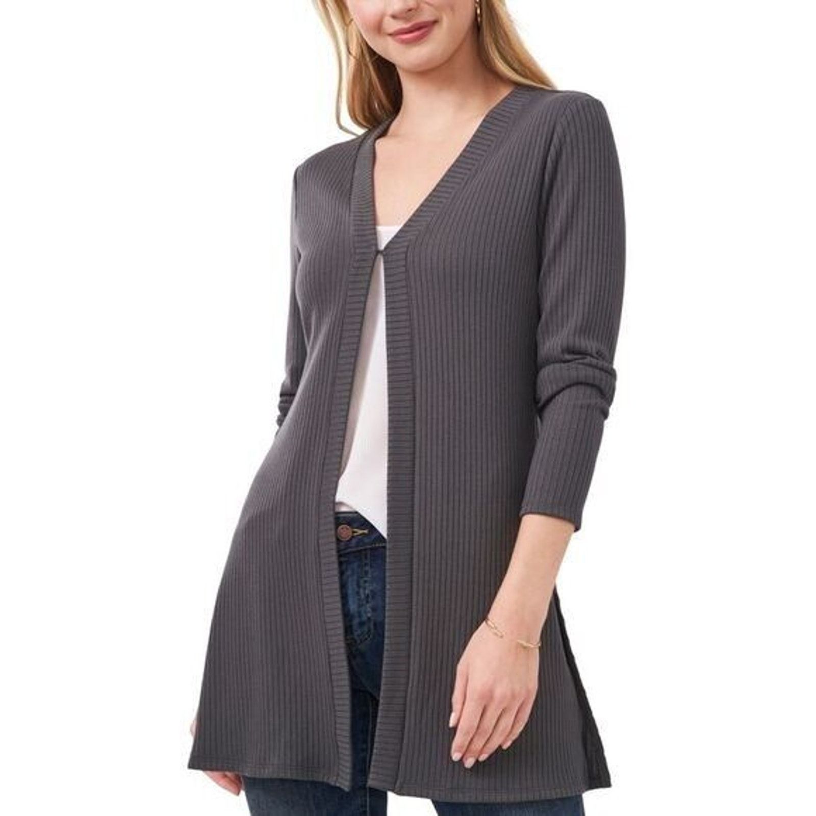 Vince Camuto Vince Camuto Women Open-Front Mid Length Cardigan Size XL Size XL / US 12-14 / IT 48-50 - 1 Thumbnail
