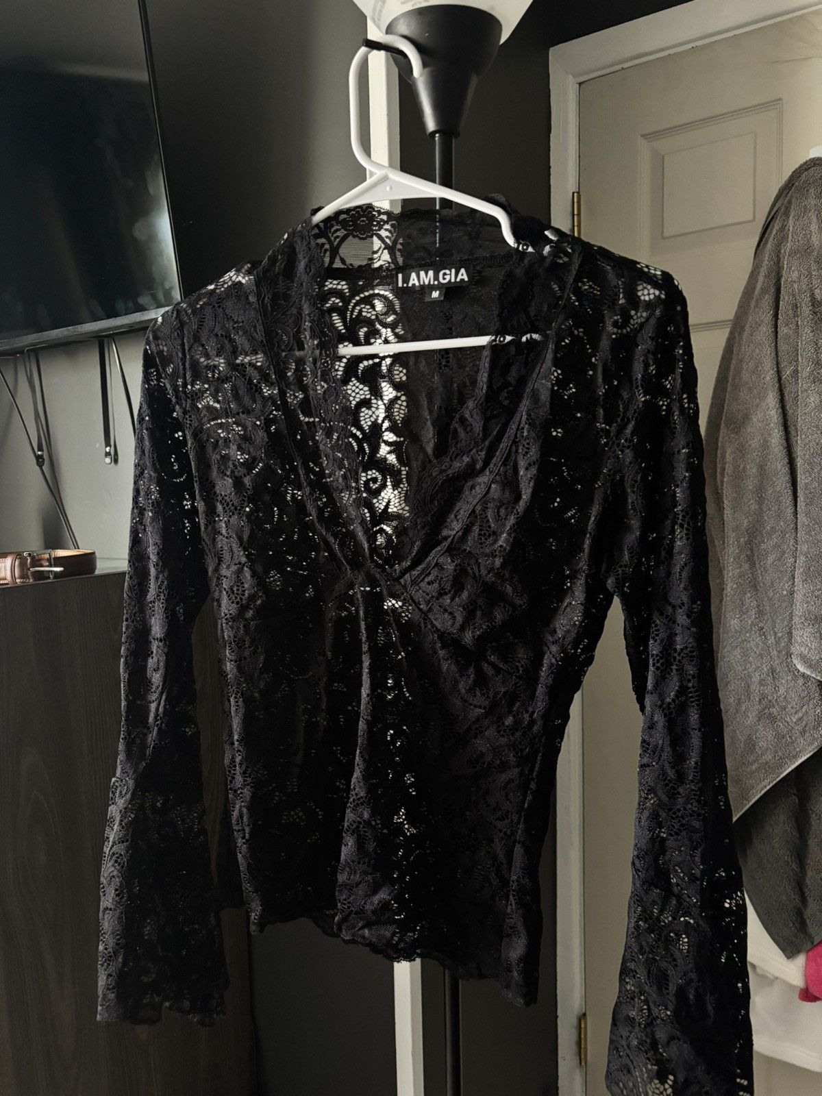 I.AM.GIA I.AM.GIA GEMMA TOP - BLACK Size M / US 6-8 / IT 42-44 - 2 Thumbnail