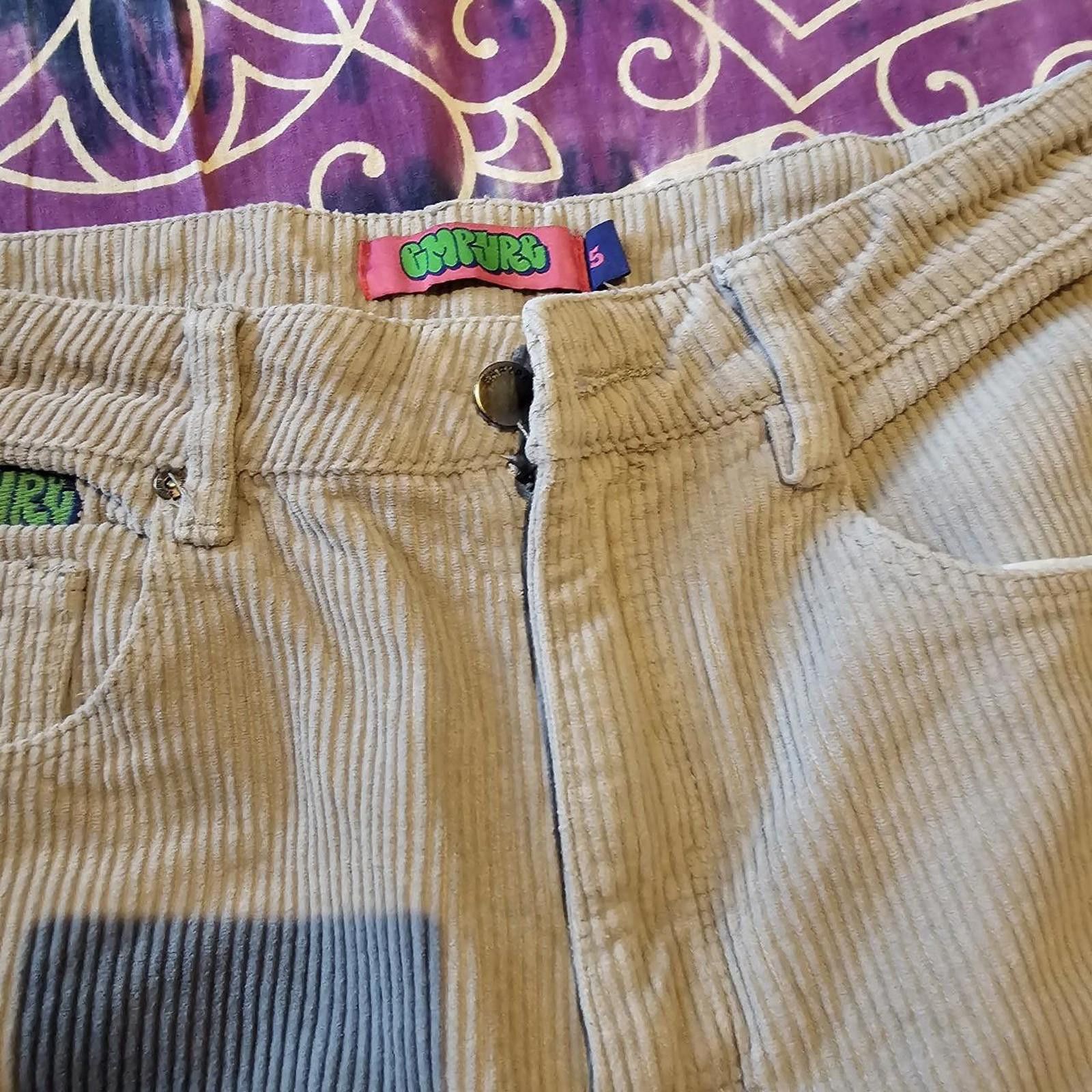 Empyre Empyre Women's Grey Corduroy Pants Size 28" / US 6 / IT 42 - 5 Thumbnail