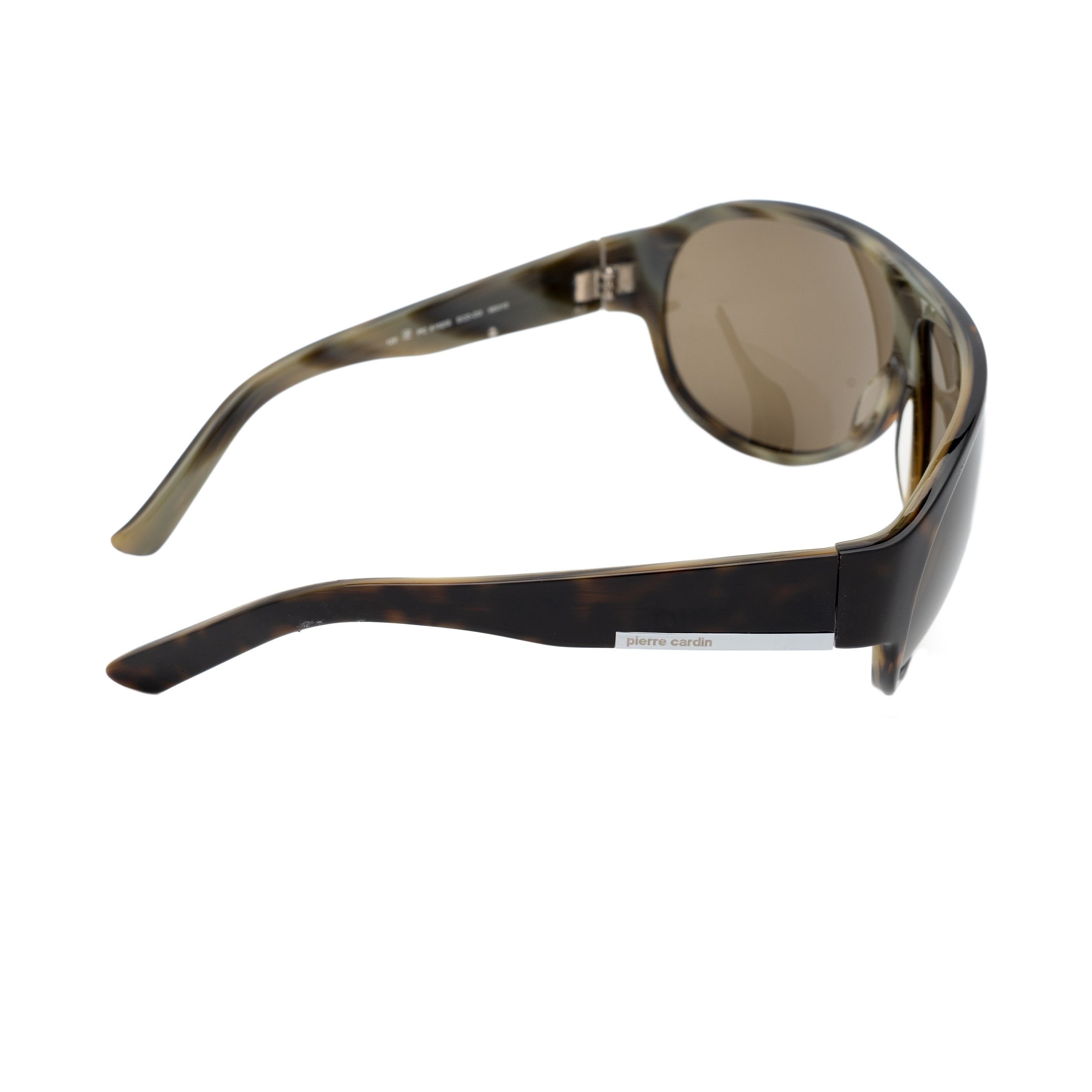 Pierre Cardin Pierre Cardin 00s Havana Plastic Aviator Sunglasses Size ONE SIZE - 3 Thumbnail