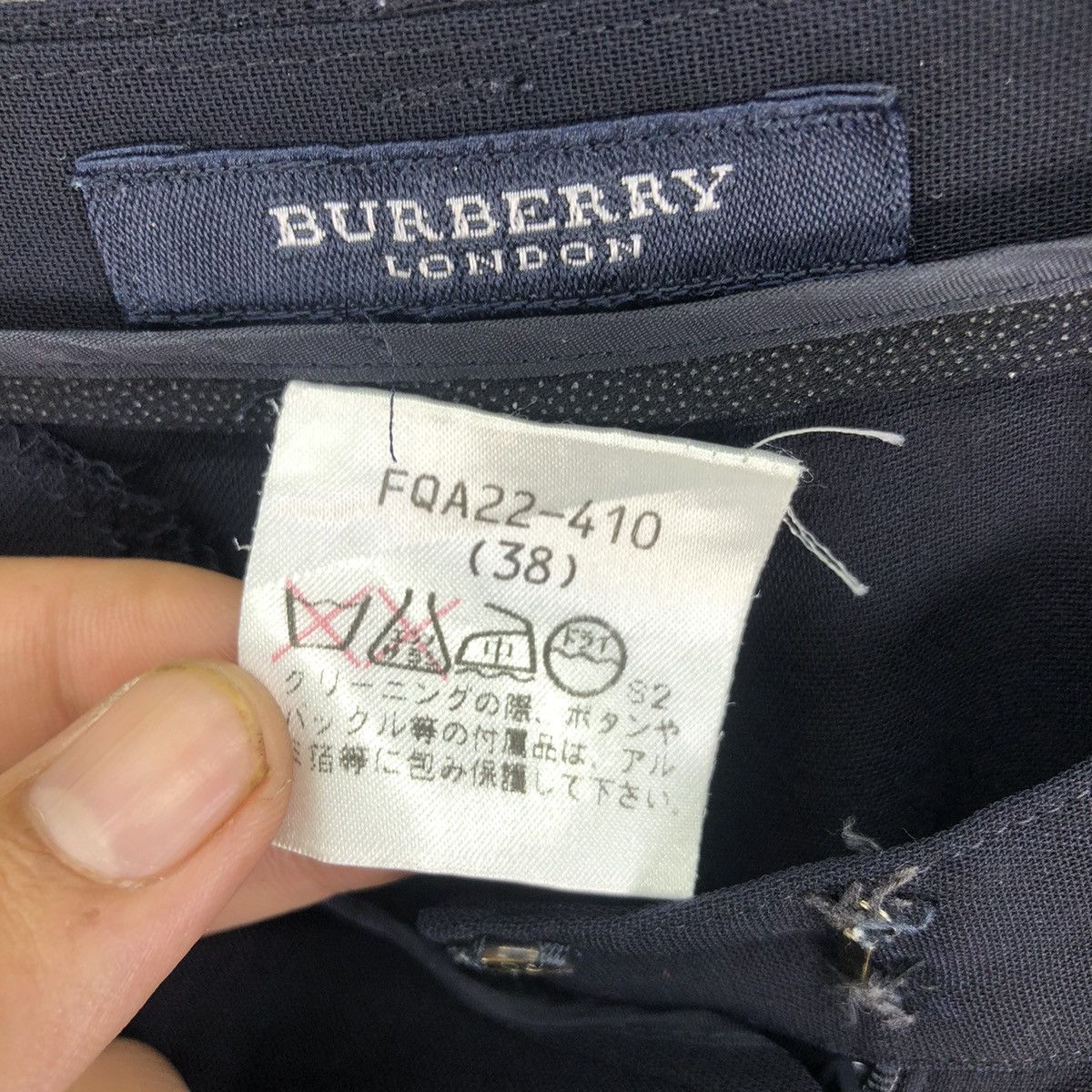 Burberry Vintage 2000s Burberry Summer Pants - See through Size 26" / US 2 / IT 38 - 15 Thumbnail