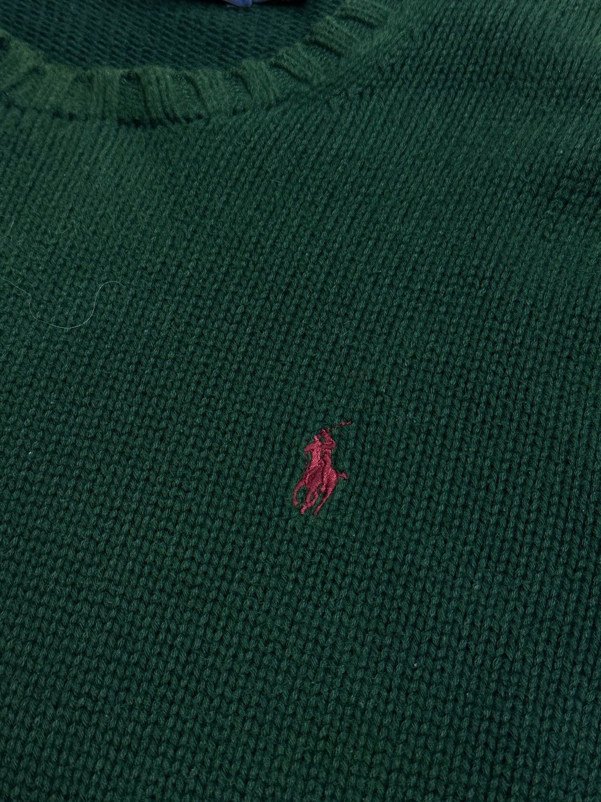Polo Ralph Lauren Vintage Polo Ralph Lauren Irish Green Knit Sweater Rare M Size US M / EU 48-50 / 2 - 3 Thumbnail