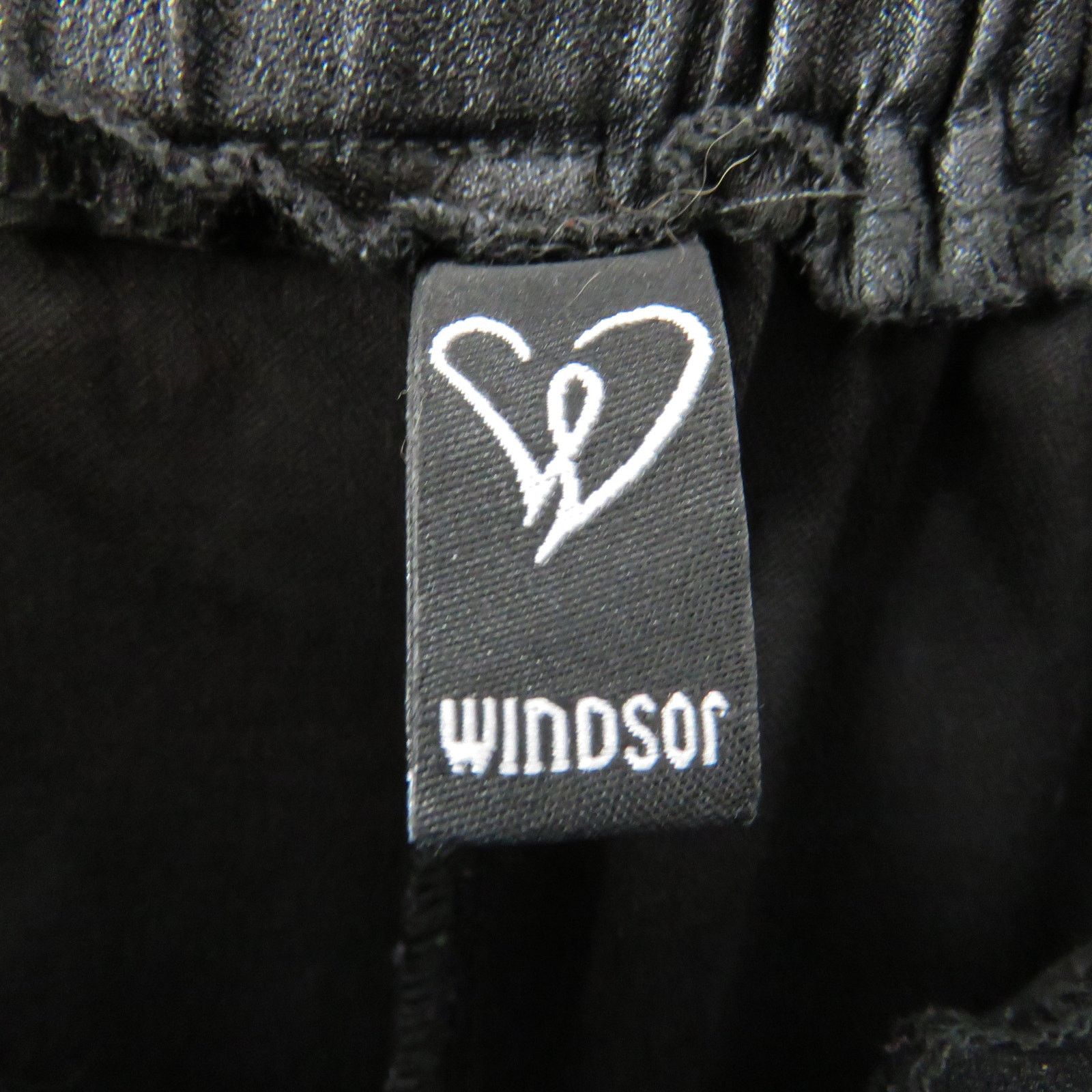 Other Windsor Faux Black Leather High Rise Straight Leg Small Size 26" / US 2 / IT 38 - 5 Thumbnail