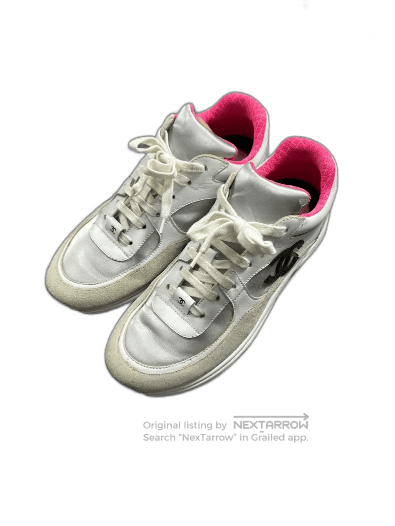 Chanel Chanel Colorblocked Suede Sneakers. Size US 8.5 / EU 41-42 - 1 Thumbnail