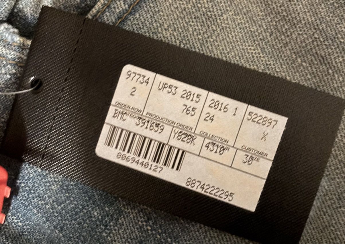 Saint Laurent Paris SLP Super Destroyed Jeans Hedi Era Rare Size US 30 / EU 46 - 5 Thumbnail