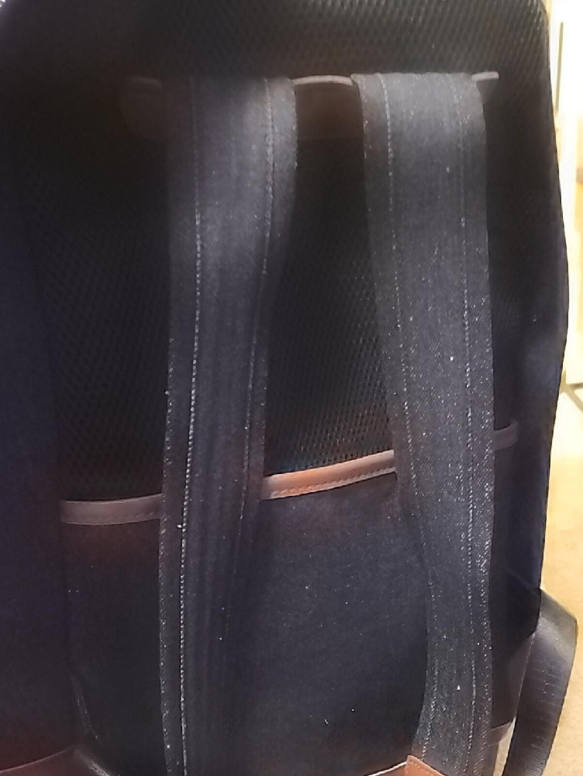 Other Lucky Bransd Black Backpack with Brown Trim Size ONE SIZE - 4 Thumbnail