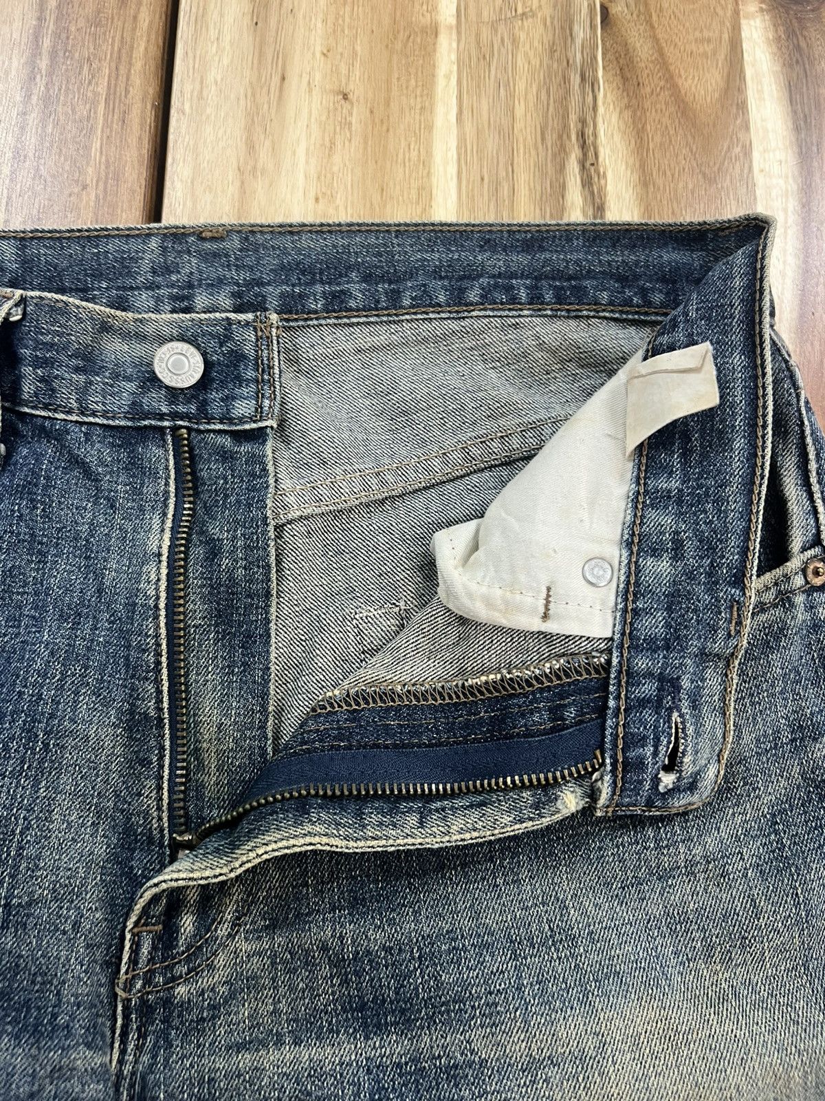 Levi's Vintage 90’s Levis 534 Custom Denim Jeans Size US 32 / EU 48 - 8 Thumbnail