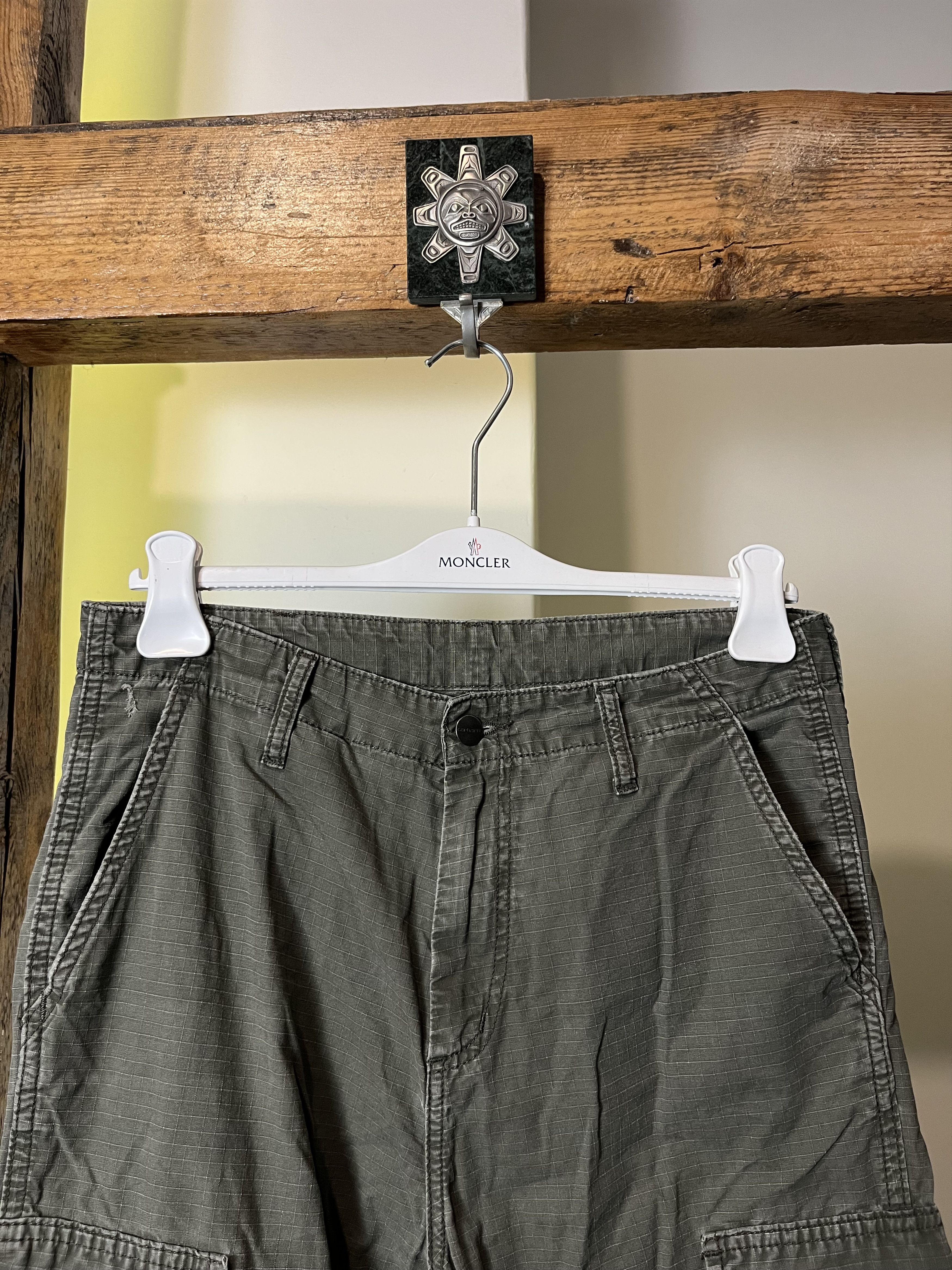Carhartt × Vintage Vintage Carhartt Double Knee Cargo Pants 33x32 Size US 31 - 3 Thumbnail