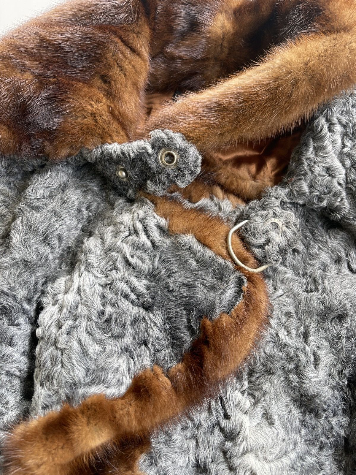 Gianfranco Ferre Luxury Curly Fur 100% Pelle Leather Size M / US 6-8 / IT 42-44 - 15 Thumbnail