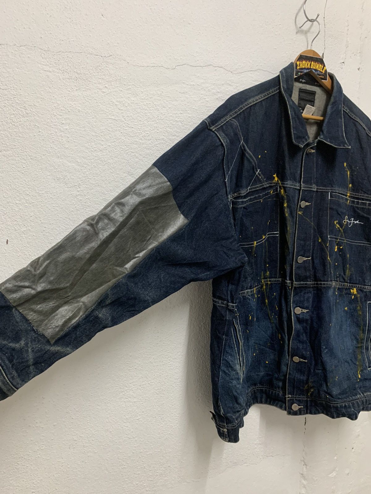 Sean John Sean John Paint Splatter Denim Jacket Size US XXL / EU 58 / 5 - 3 Thumbnail