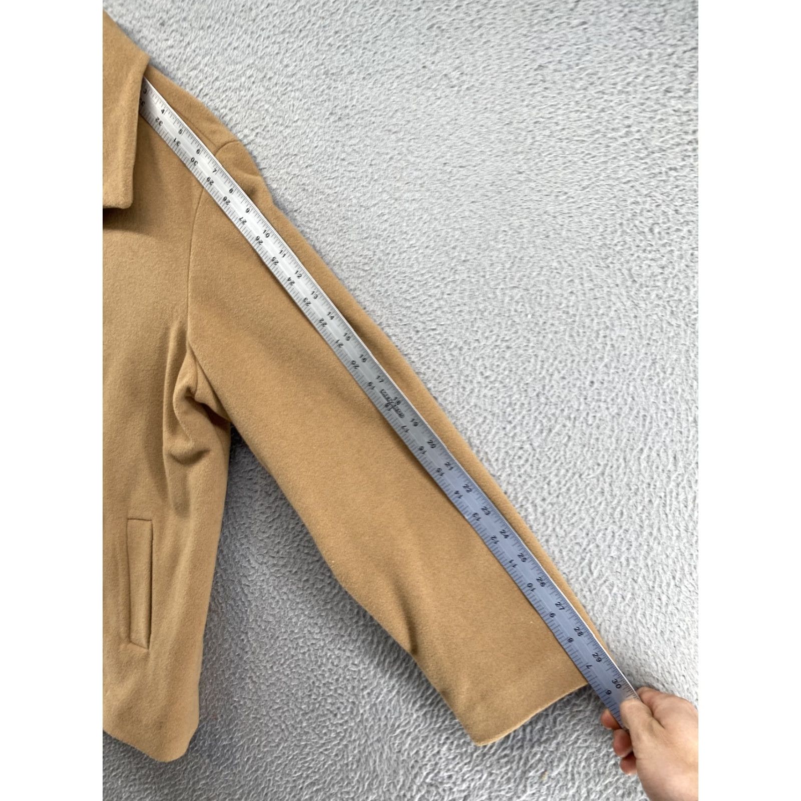Vintage Rafaella Women’s Beige Wool Blend Lined Blazer Jacket Size 10 Jacket Blazer Womens Beige Wool Blend Lined Blazer Size L / US 10 / IT 46 - 7 Thumbnail