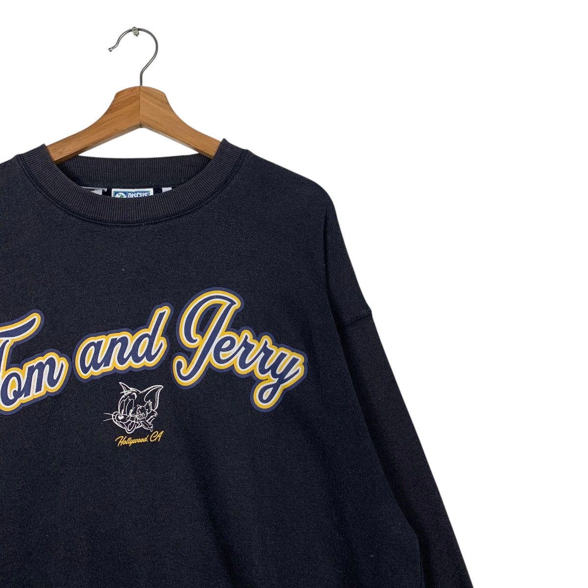 Cartoon Network DISCUS ATHLETIC TOM AND JERRY BIG LOGO SWEATSHIRTS #1684-C75 Size US L / EU 52-54 / 3 - 5 Thumbnail
