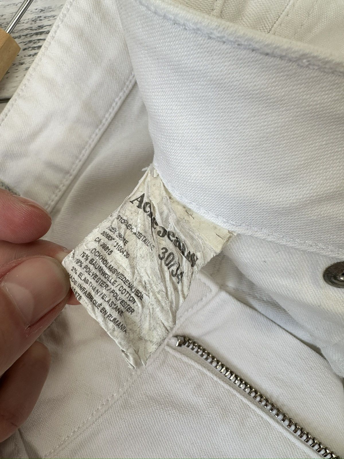 Acne Studios ACNE STUDIOS Hex White Denim Pants Jeans 30/34 Size US 30 / EU 46 - 11 Thumbnail