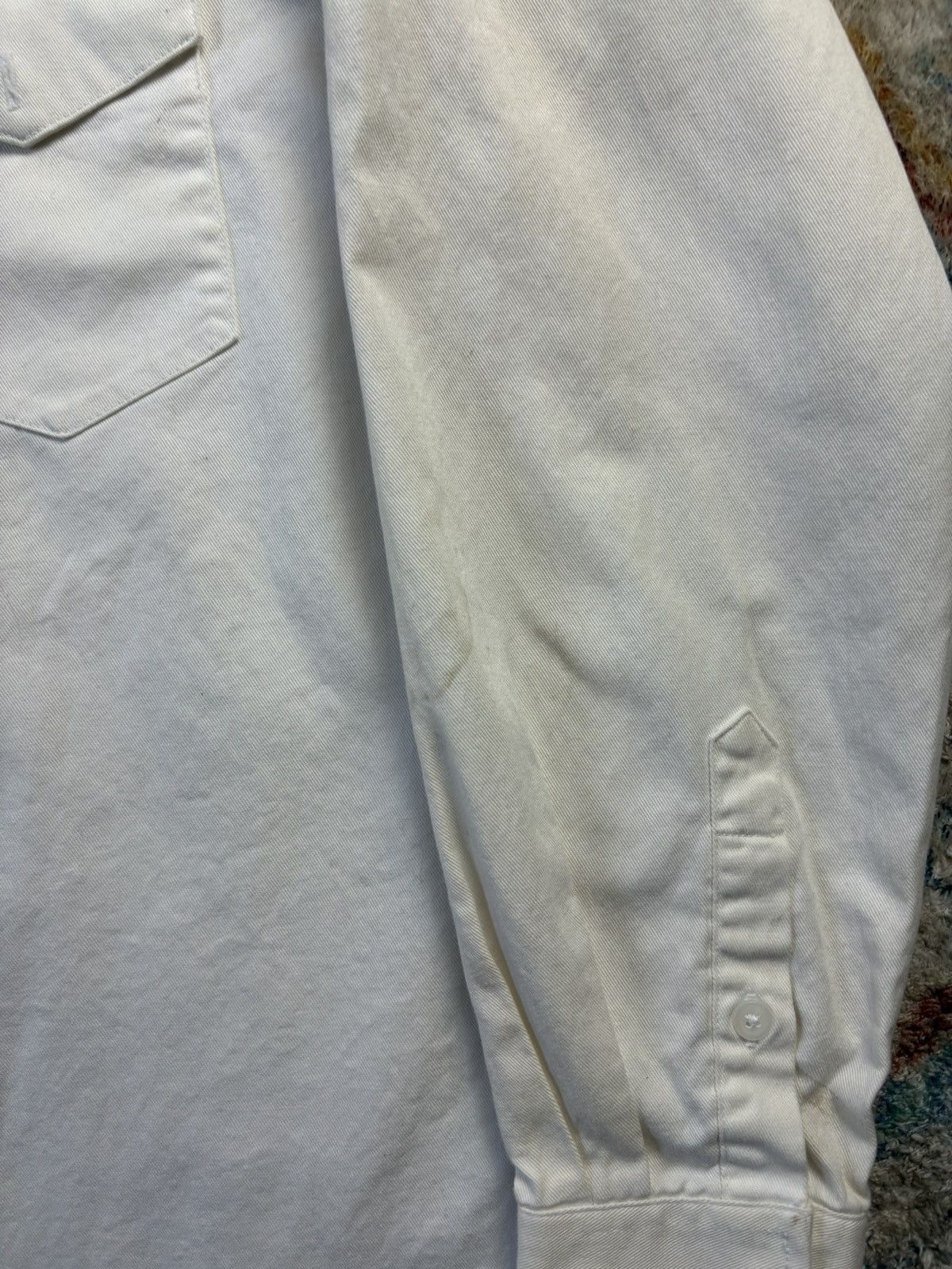 Wrangler Vintage Wrangler Manitoba White Button-up Shirt Size XL Size US XL / EU 56 / 4 - 5 Thumbnail