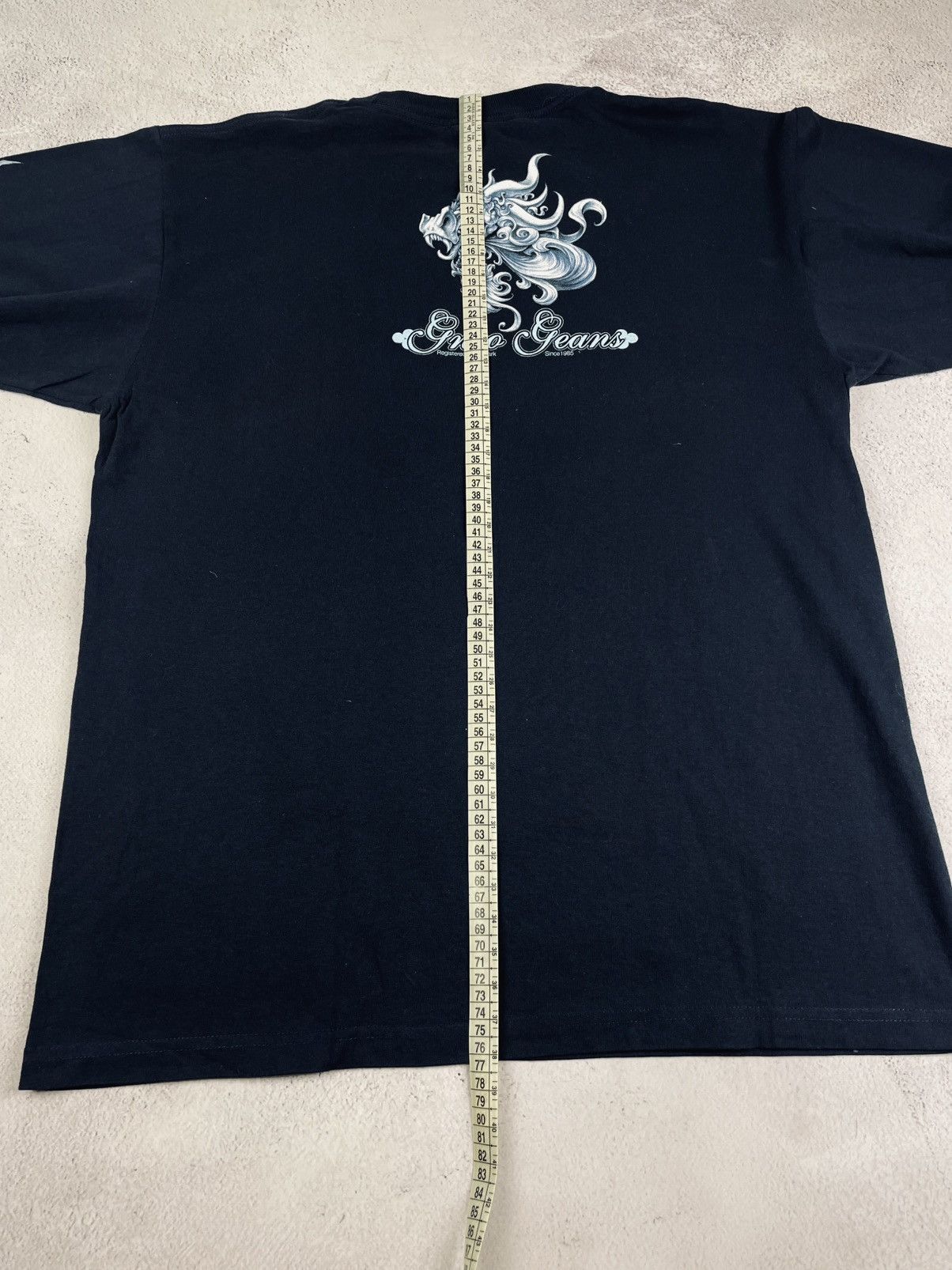 JNCO JNCO Jeans Shirt Navy Dragon 90s Graphics Double Sided Y2K Size US XL / EU 56 / 4 - 10 Thumbnail