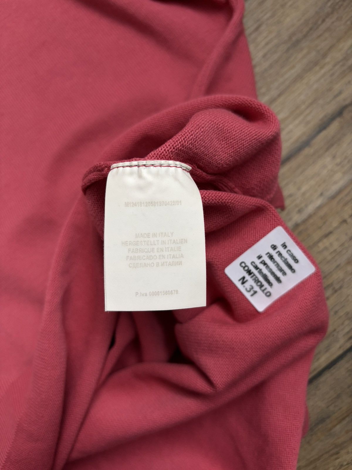Gran Sasso Gran Sasso Pink Polo Shirt Size US L / EU 52-54 / 3 - 6 Thumbnail