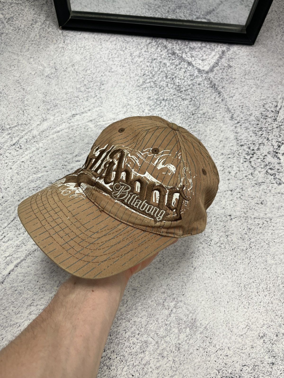 Billabong × Vintage Vintage Billabong Cap Hat Surf Style Brown Big Logo Rare Size ONE SIZE - 2 Thumbnail