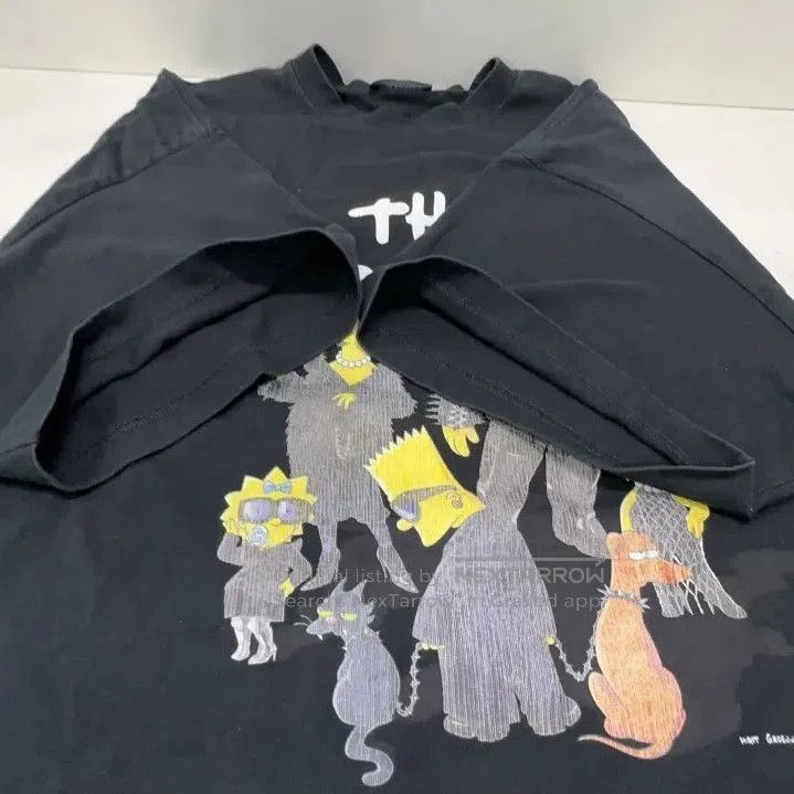 Balenciaga Balenciaga x THE SIMPSONS Black Graphic Tee. Size US M / EU 48-50 / 2 - 7 Thumbnail