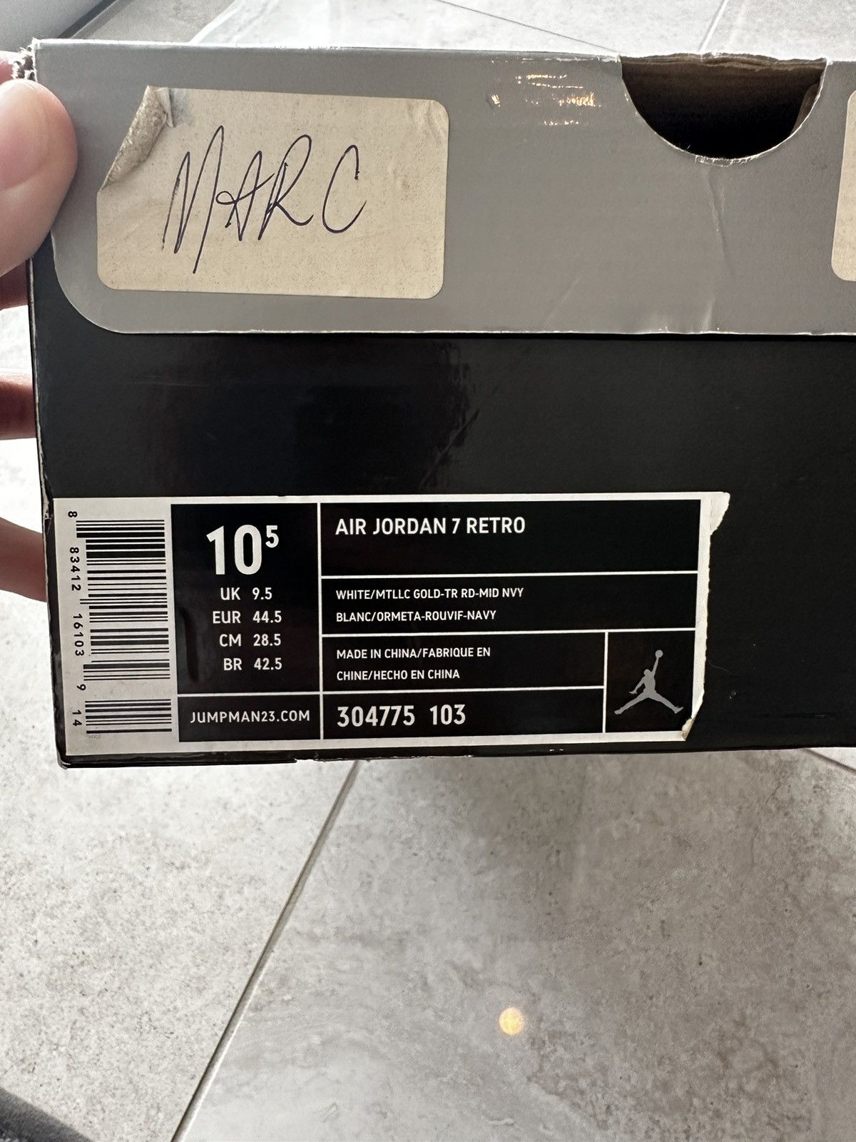 Jordan Brand Jordan 7 for the love of the game Size US 10.5 / EU 43-44 - 11 Thumbnail