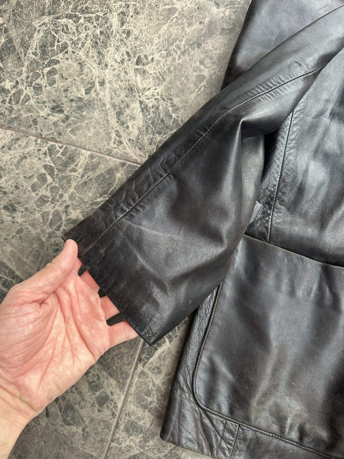 Genuine Leather Vintage Redskins Leather Men’s Coat Jacket 90s Sz L Size US L / EU 52-54 / 3 - 12 Thumbnail