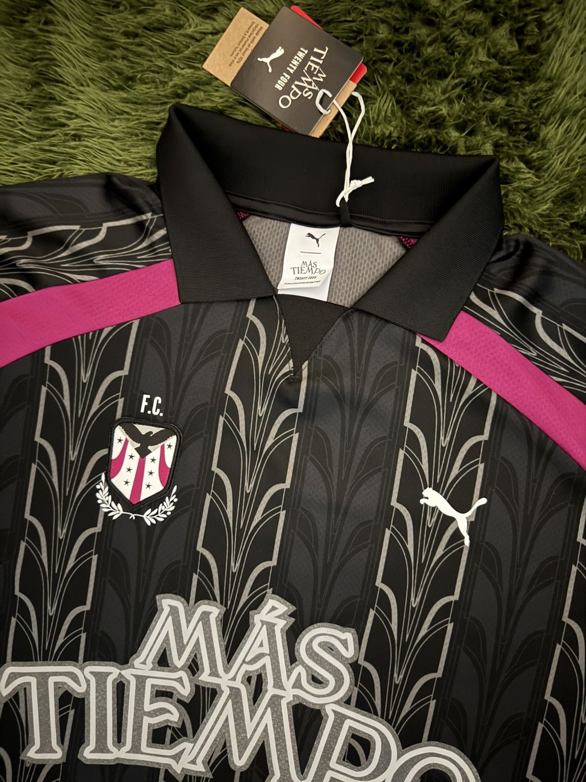 Puma × Skepta [M] Puma x Skepta MAS TIEMPO Collab Jersey Tee Black Size US M / EU 48-50 / 2 - 3 Thumbnail