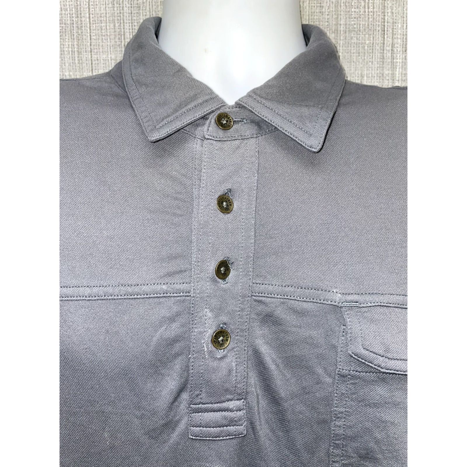 Vintage Travis Matthew Grey Golf Polo Mens L Blue Golf Polo Mens L Size US L / EU 52-54 / 3 - 2 Thumbnail