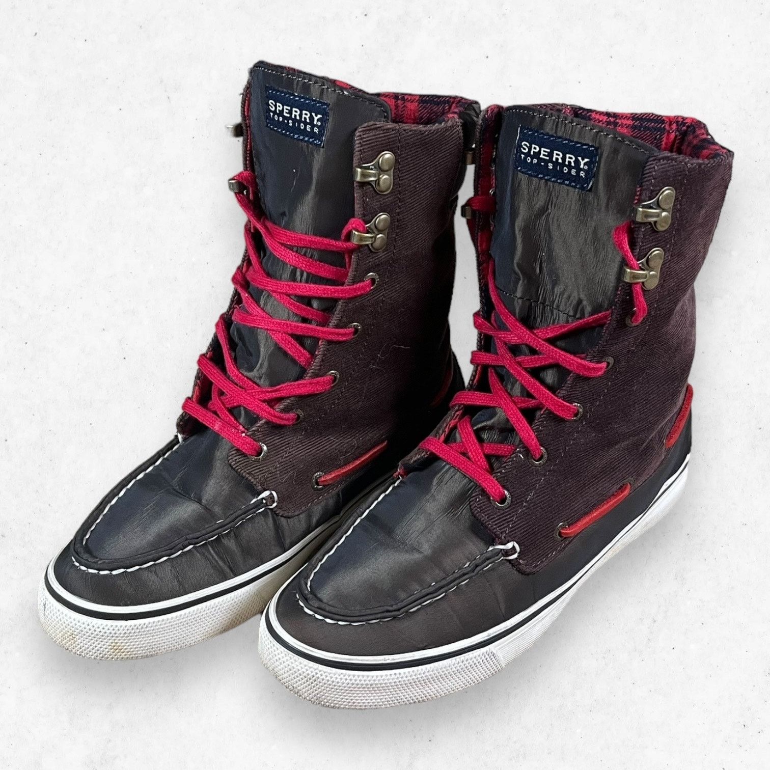 Sperry Sperry Top Sider Acklins Boots Women's 7M High Top Flannel Size US 7 / IT 37 - 2 Thumbnail