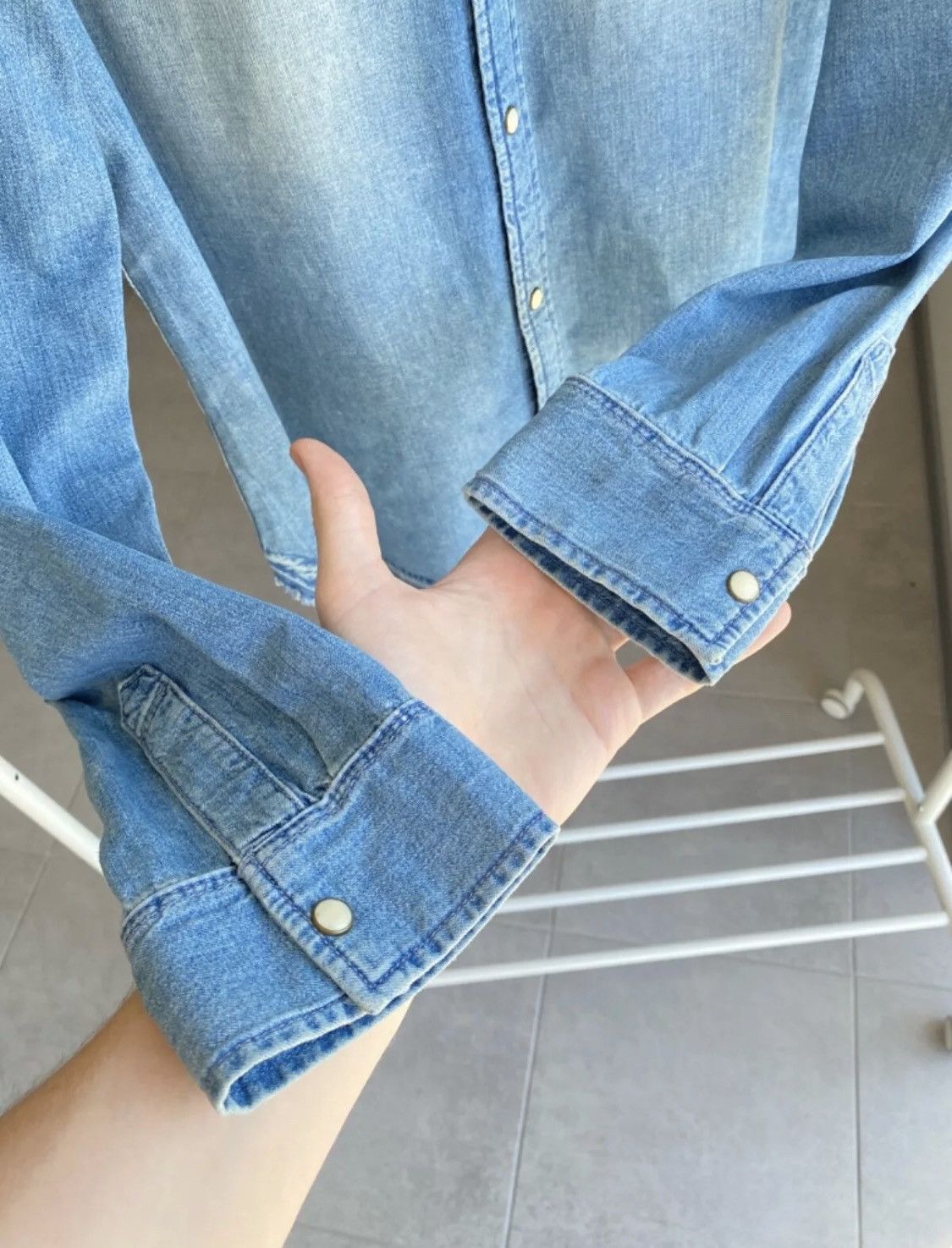 Allsaints Allsaints Denim Shirt Size US S / EU 44-46 / 1 - 10 Thumbnail