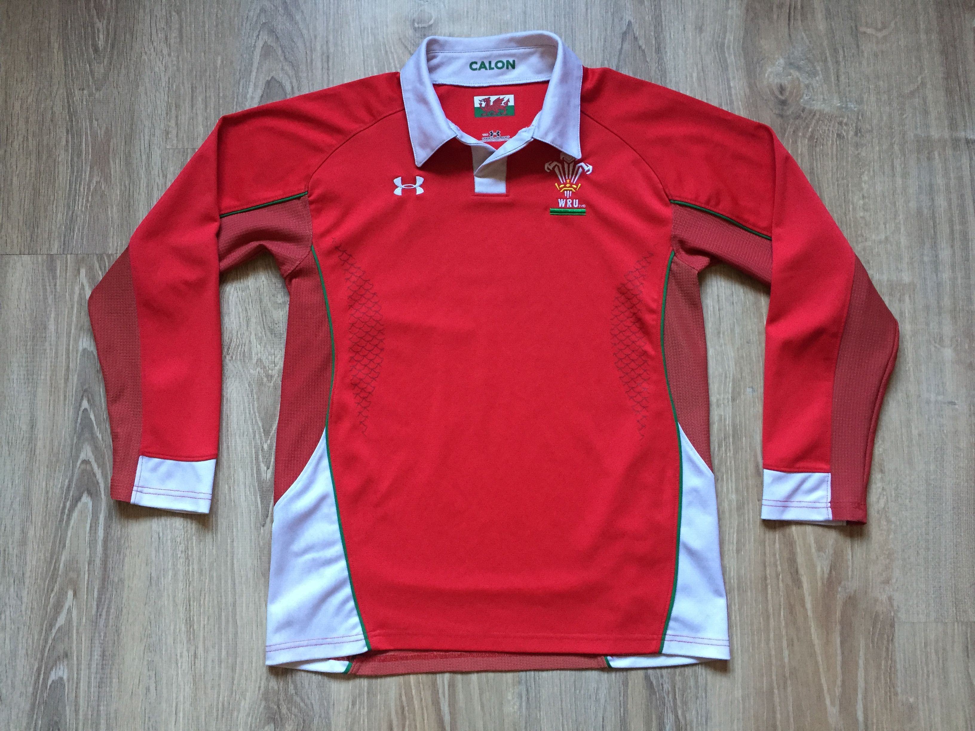 Under Armour × Vintage Under Armour Wales Rugby Union Home Youth Jersey Size US XXS / EU 40 - 1 Thumbnail