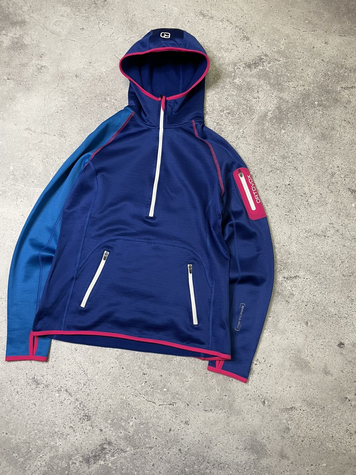 ORTOVOX Ortovox Merino Inside Zip Hooded Fleece Multicolor Jackef Size L / US 10 / IT 46 - 3 Thumbnail