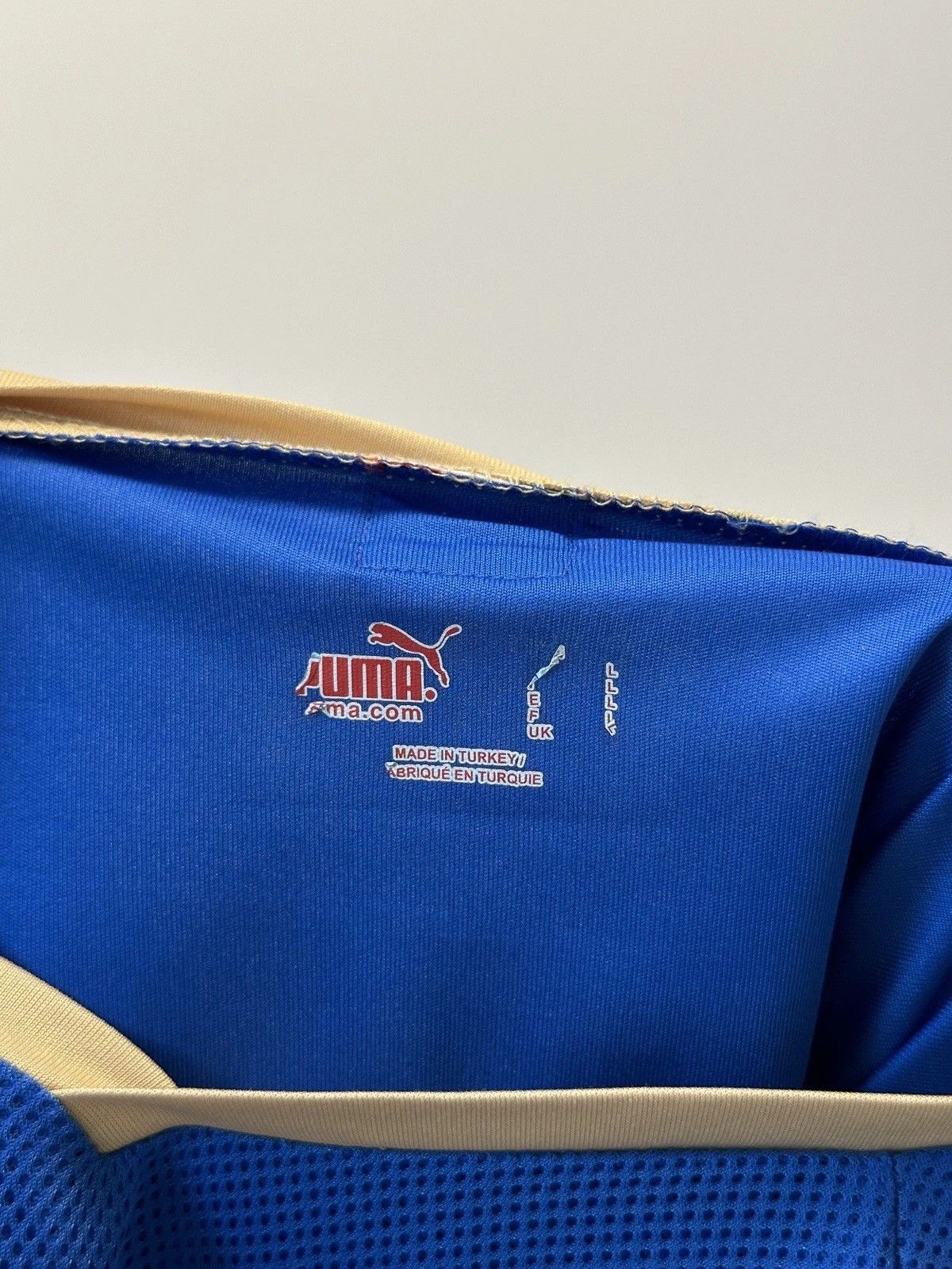 Puma National Team Italy 2008 2009 Home Jersey Soccer Football Size US L / EU 52-54 / 3 - 8 Thumbnail