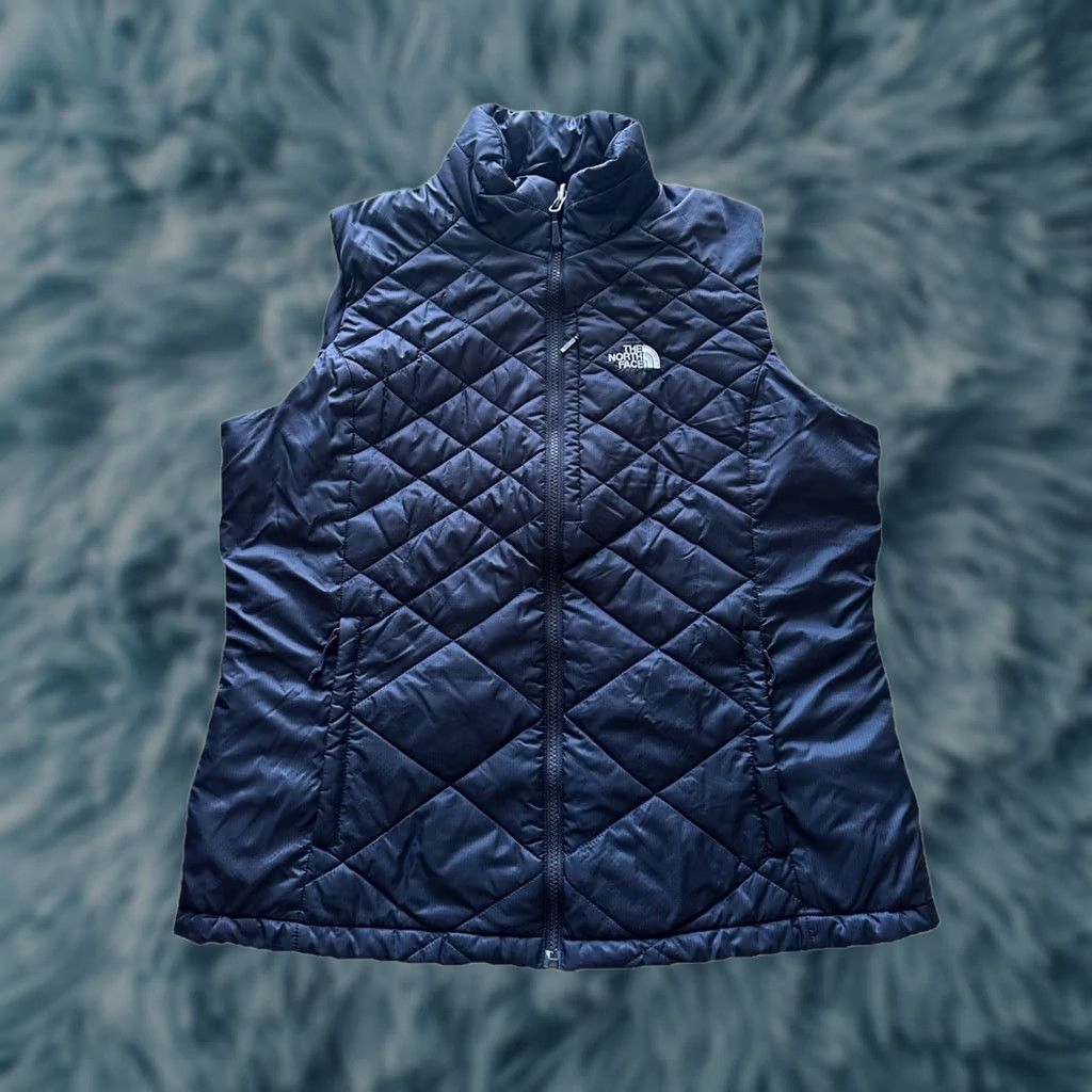 The North Face The North Face Primaloft Quilted Body Warmer Black Mens XL Gilet Vest Zip Pockets Full Zip Padded Stand-Up Collar Quilted Medium-Length Wool? Size US XL / EU 56 / 4 - 1 Thumbnail