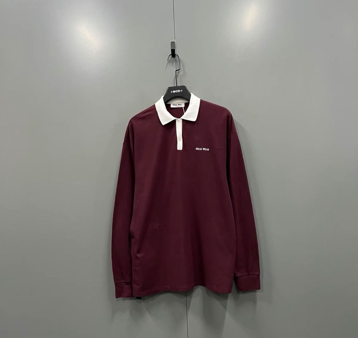 Miu Miu Miu Miu Long Sleeve Polo Shirt J41 Size US XS / EU 42 / 0 - 1 Thumbnail