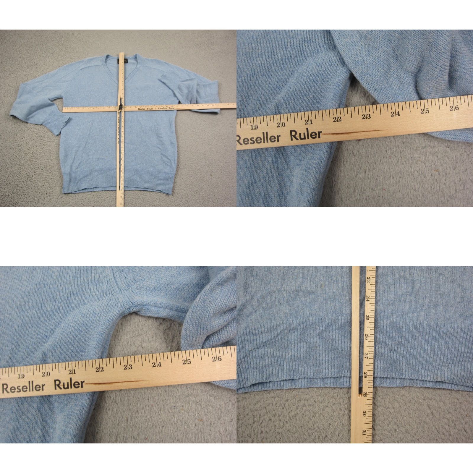 Vintage VINTAGE Puritan Sweater Mens L Blue Wool V-Neck Aquaknit 60s 70s Pullover Casual 90s City Classic Mens Size US L / EU 52-54 / 3 - 8 Thumbnail