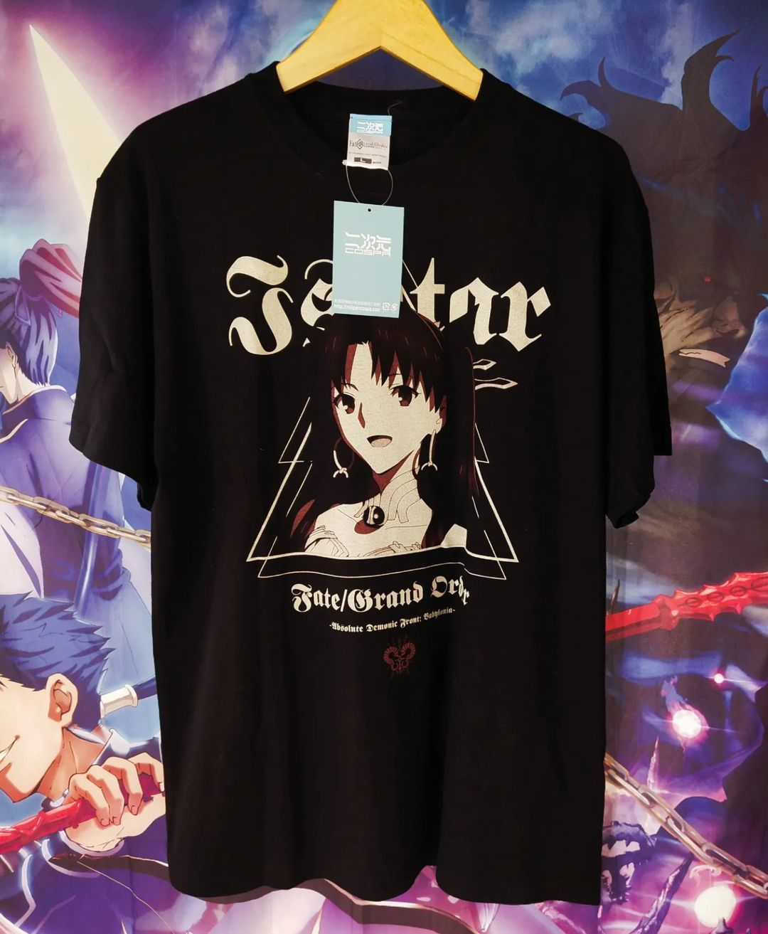 Anime × Japanese Brand Fate/Grand Order Ishtar Art Anime Tees Cospa Size US L / EU 52-54 / 3 - 1 Thumbnail