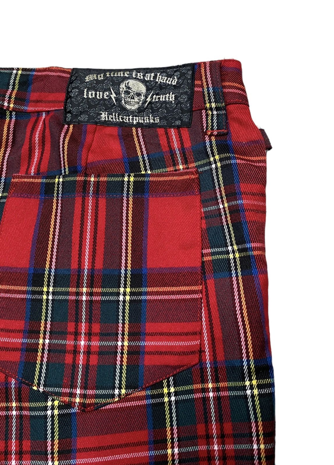 Japanese Brand × Vintage Vintage Japanese Brand Hell Cat Punk Bondage Pants 1990s Size US 30 / EU 46 - 9 Thumbnail
