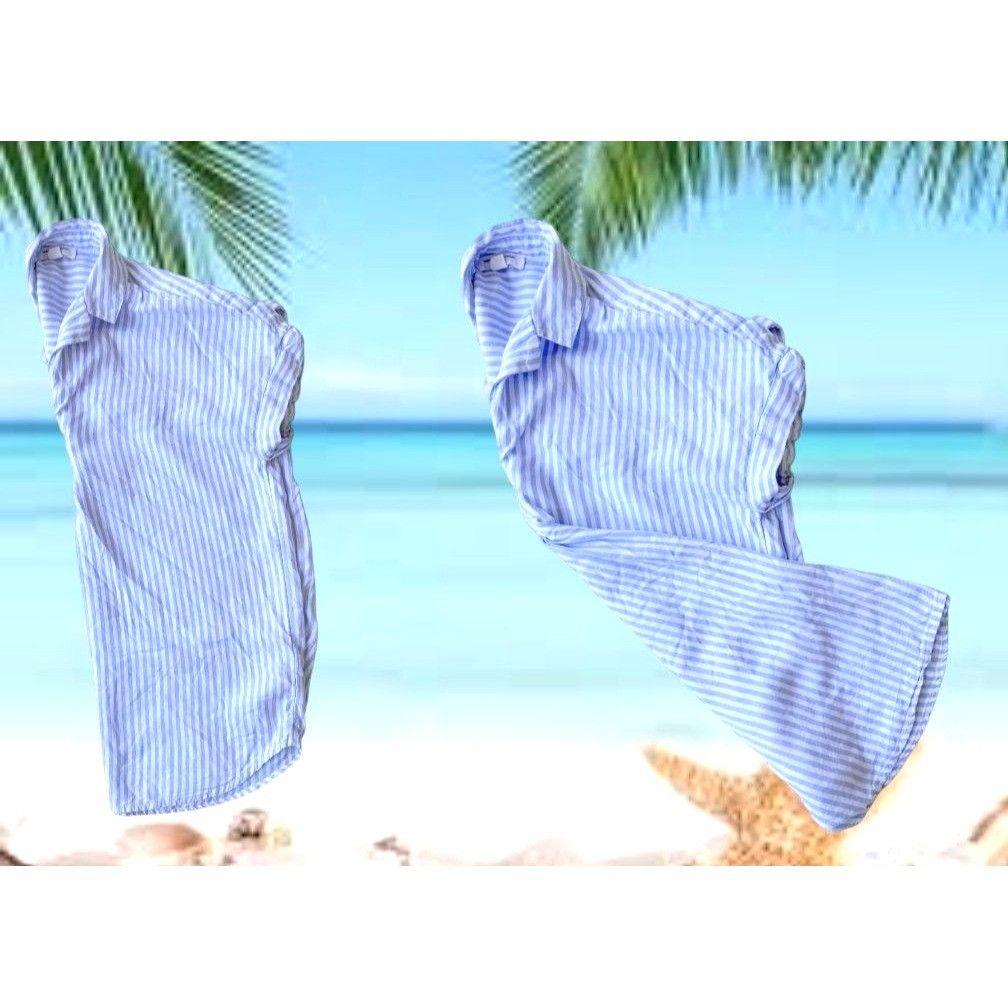 Other Beach Lunch Lounge Kenzie Shirt Small Blue White Striped Size S / US 4 / IT 40 - 11 Thumbnail