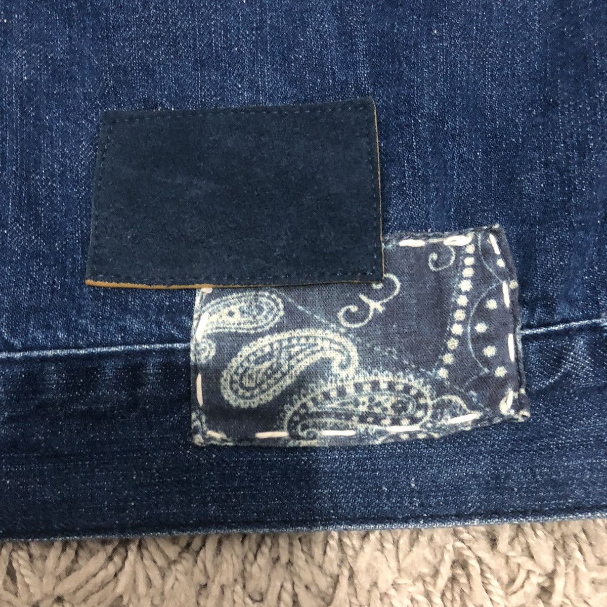 Japanese Brand Focus blue denim jacket military pocket Size US XS / EU 42 / 0 - 10 Thumbnail