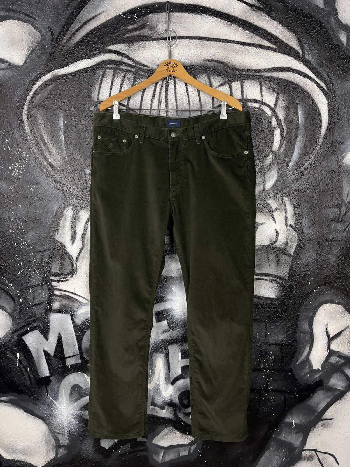 Gant Gant Corduroy Dark Green Pants Men’s Size 36/30 Size US 36 / EU 52 - 10 Thumbnail