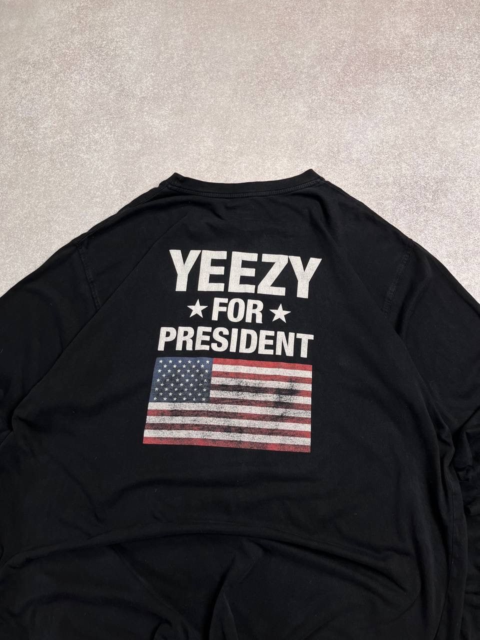 Kanye West Vintage Kanye West Yeezy For President Longsleeve Shirt XXL Size US XXL / EU 58 / 5 - 2 Thumbnail